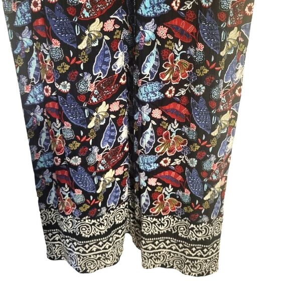 Ulla Popken Black Pink Blue Floral Dress, Size 16 - Picture 4 of 8